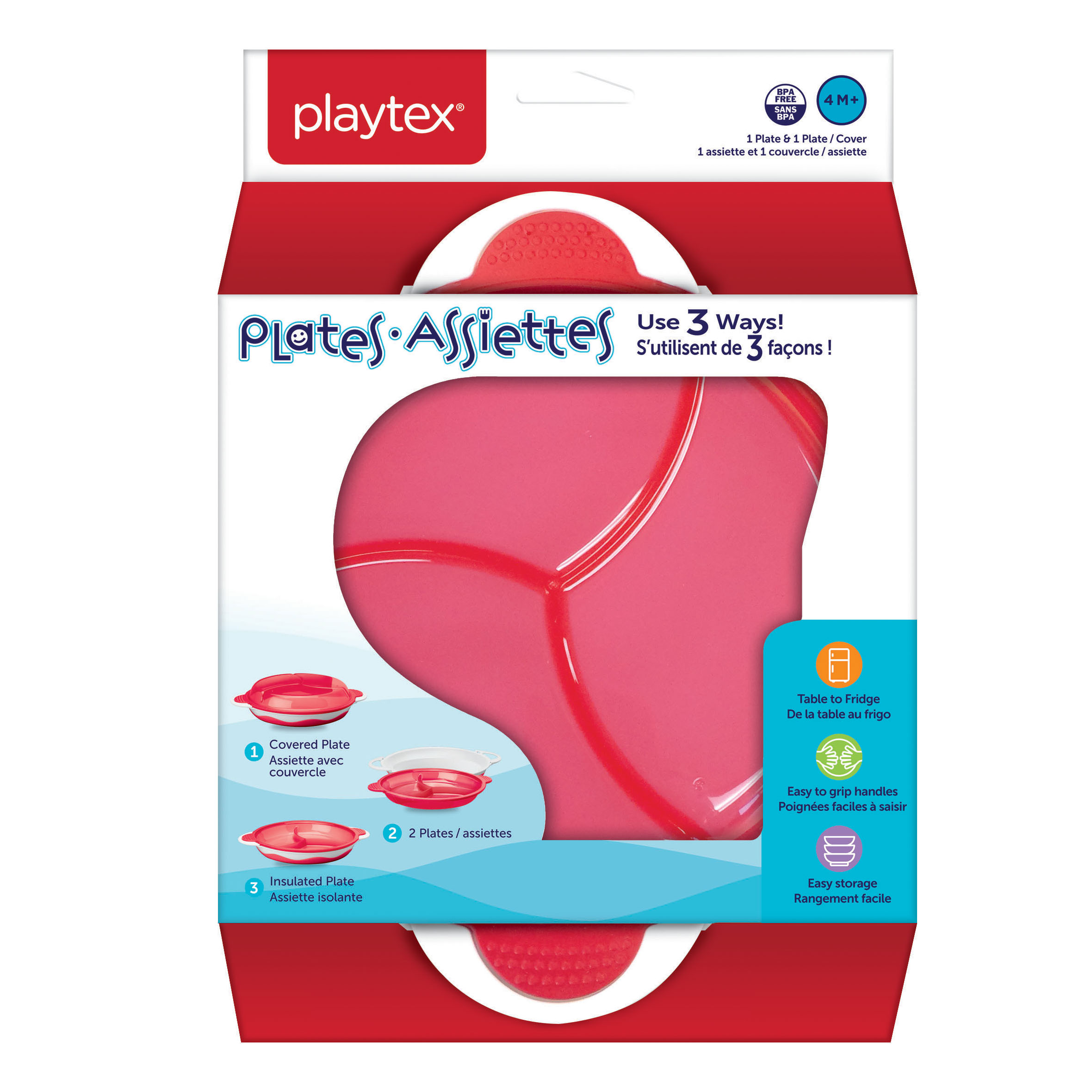 Playtex® Paw Patrol™ Never Fade, Never Peel 2 Pack Plates - PINK –  PlaytexBaby